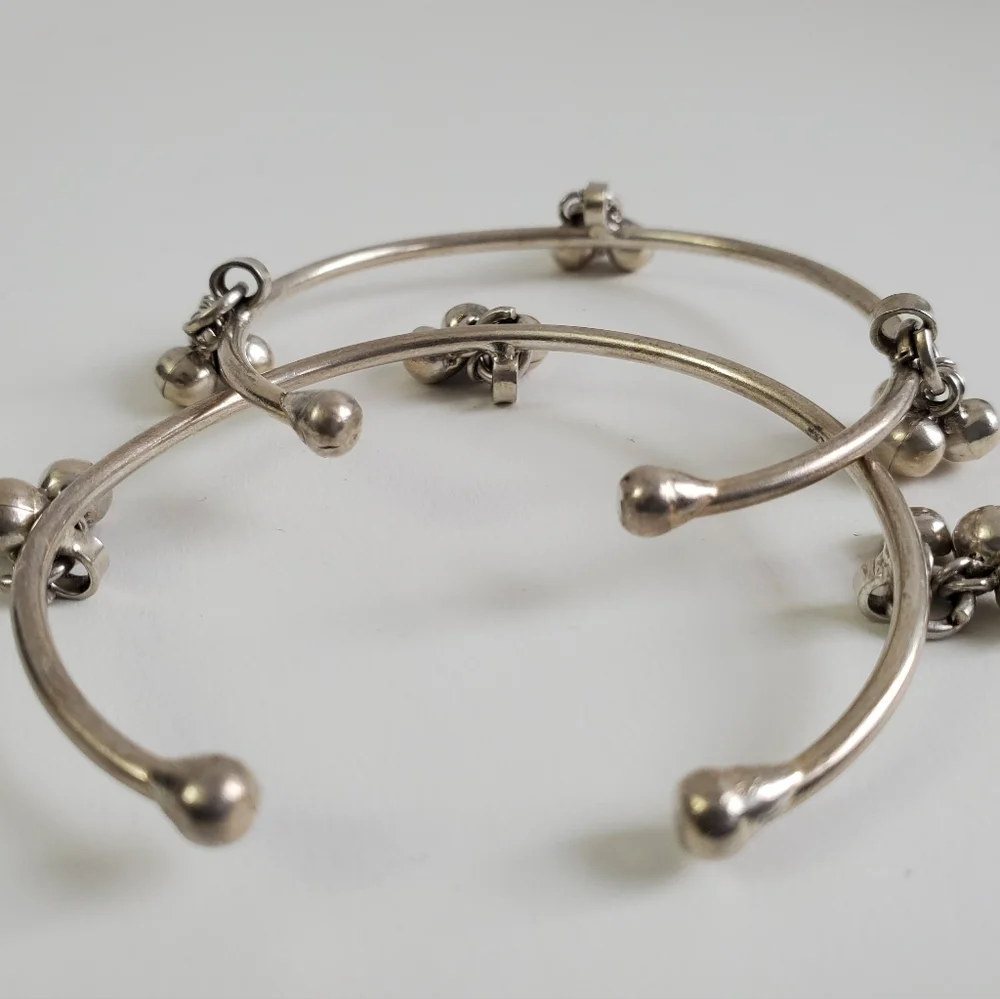 Watch video / Sterling Silver 925 Cuff Bracelet / Anklet